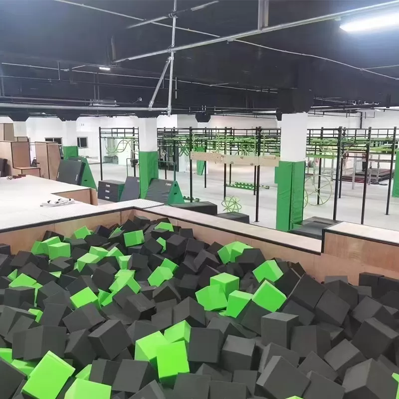 Carrera de obstáculos ninja